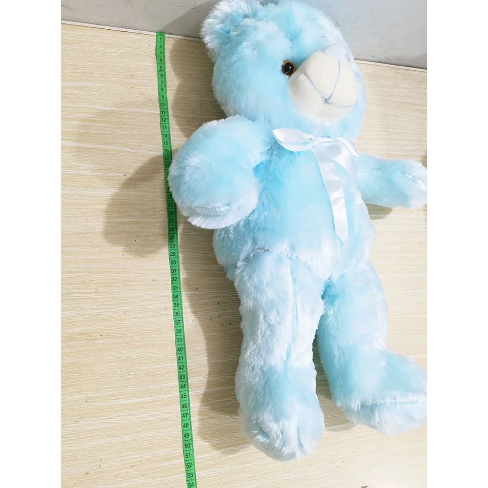 32-50cm Luminous Creative Light Up LED Teddy Bear Stuffed Animals Plush Toy Colorful Glowing Teddy Bear Christmas Gift for Kid, plush dolls toys