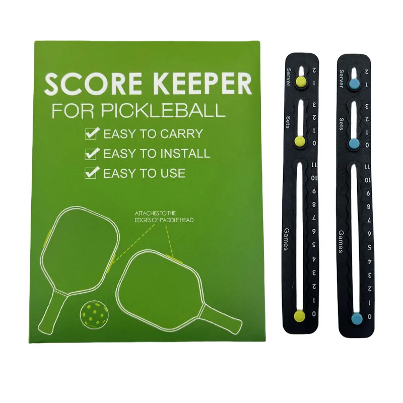 Portable Pickleball Scorekeeper Small Easily Mounted Scoreboard for Tracking Points Games And Serve 1.56g Patent Certified