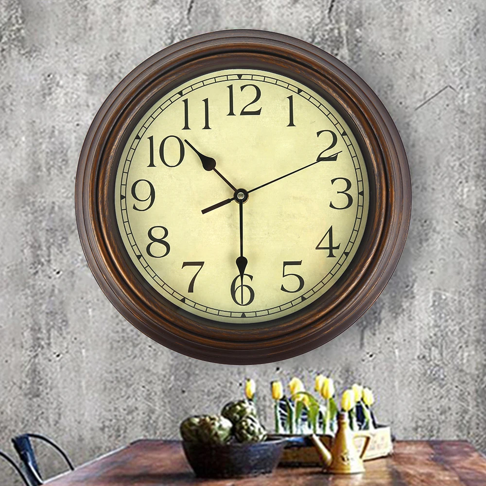 Reloj De Pared Rusticos Grandes Antiguo Relojes De Cocina Grandes