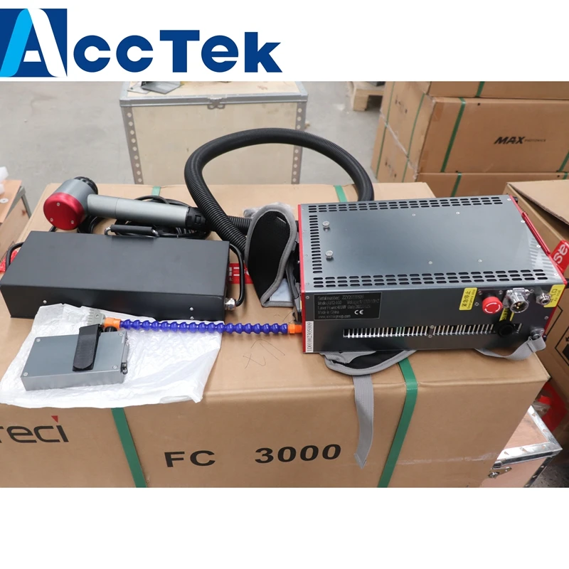 Backpack Pulse 200W Laser Cleaning Machine Rust Oil Paint Metal Mini Laser Rust Removal Machine 2