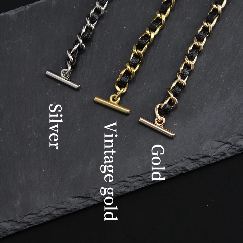 TINBERON Wallet Insert and Chain Strap Transformation Crossbody Bag T Chain Strap Felt Wallet Insert Bag Liner Purse Accessories