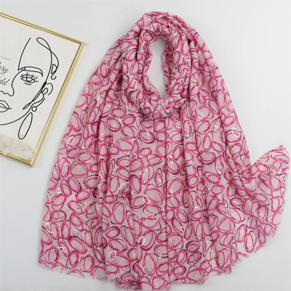 

2023 Luxury Brand Cotton Viscose Scarf for Women Fashion Oblong Oval Fringe Shawls and Wraps Echarpe Pashmina Bufandas 180*90Cm