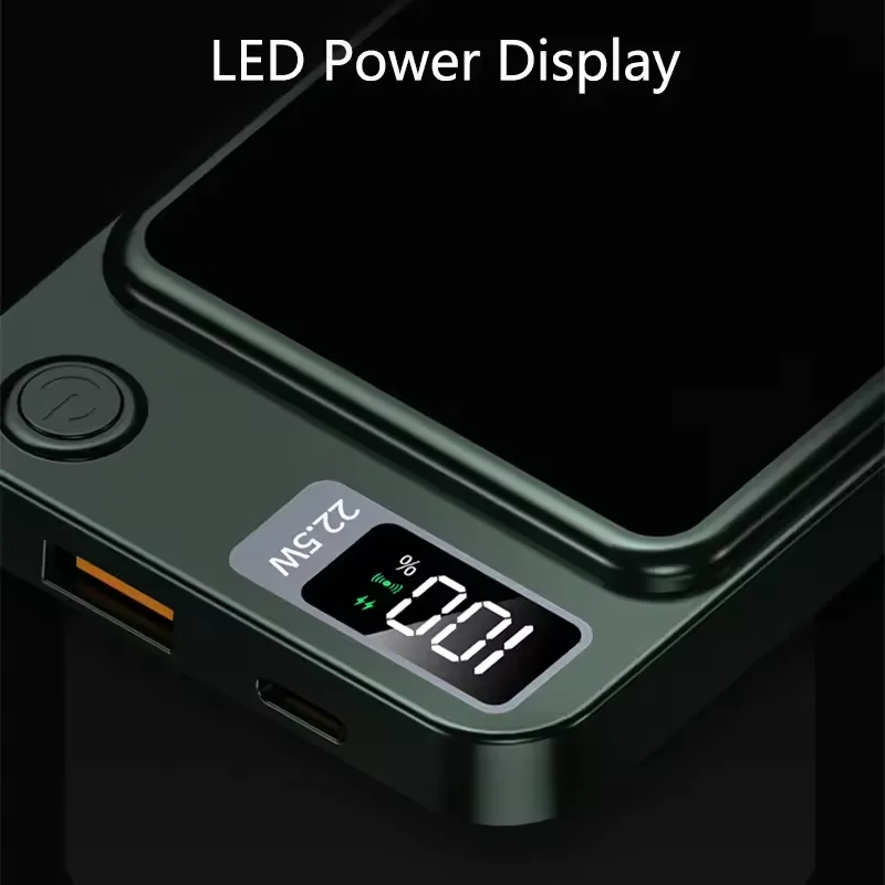 100000mAH Power Bank Magnetic Wireless 22.5W Ultra Capacity Super Fast Charging Magnetic Power Bank For Iphone15 Samsung Xiaomi 5