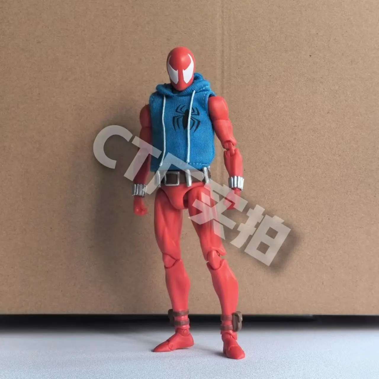 Ct Toys Scarlet Spider Action Figure Mafex 186 Ben Reily
