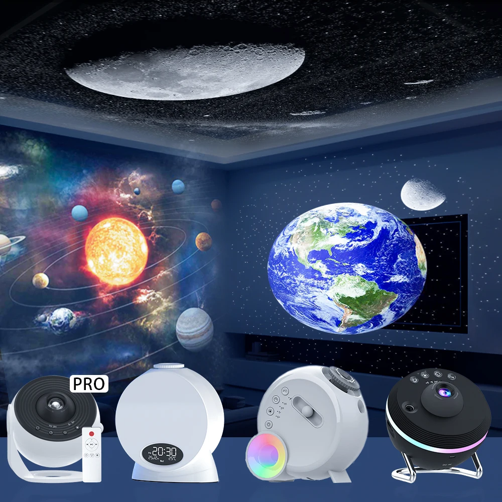 thumbnail image 2 of Ainael Galaxy Projector Discs – 6-Piece Ultra HD Slide Set, Compatible With Ainael Galaxy & Meteor Projector Pro (SKE-TKQ01 / BL-DQY02 Pro) – Saturn, Moon, Nebula Themes 2 of 10
