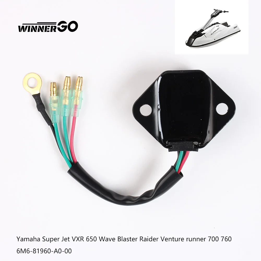 WINNERGO Voltage Regulator Rectifier For Yamaha Super Jet VXR 650 Wave