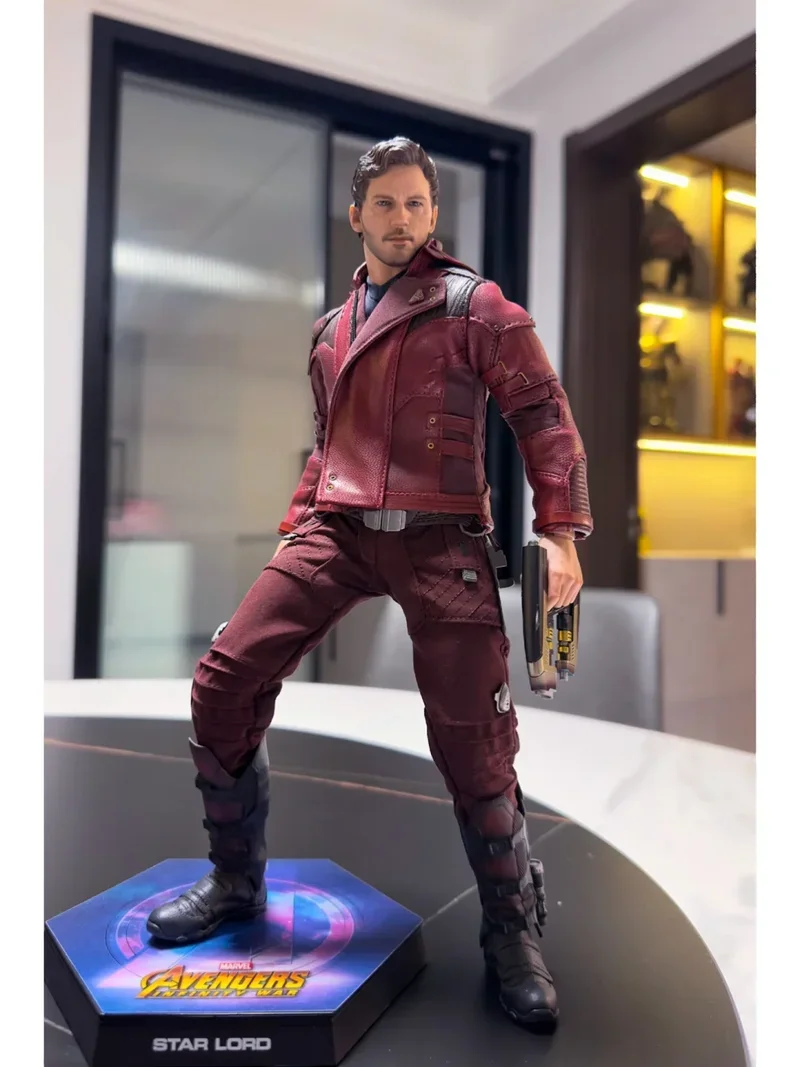 재고 있음  HOTTOYS HT MMS539 Marvel Avengers 3 스타 로드 3.0 액션 피겨 모델 완구