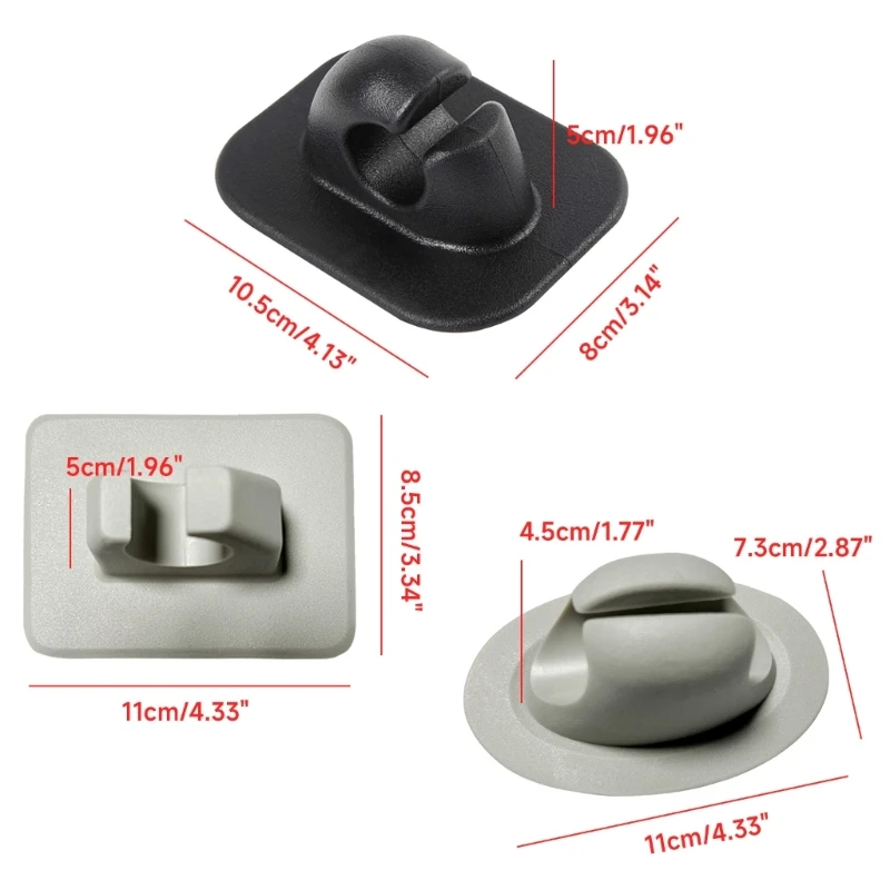 2PC PVC Paddle Clips Oar Stand Holder Clip Buckles for Inflatable Boat Canoe Kayak Rubber Dinghy Fishing Boat Accessories Tools