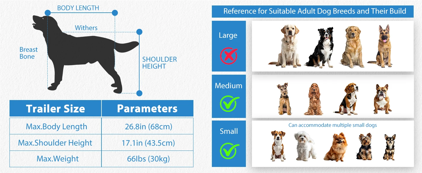Sepnine Bicycle Pet Trailer