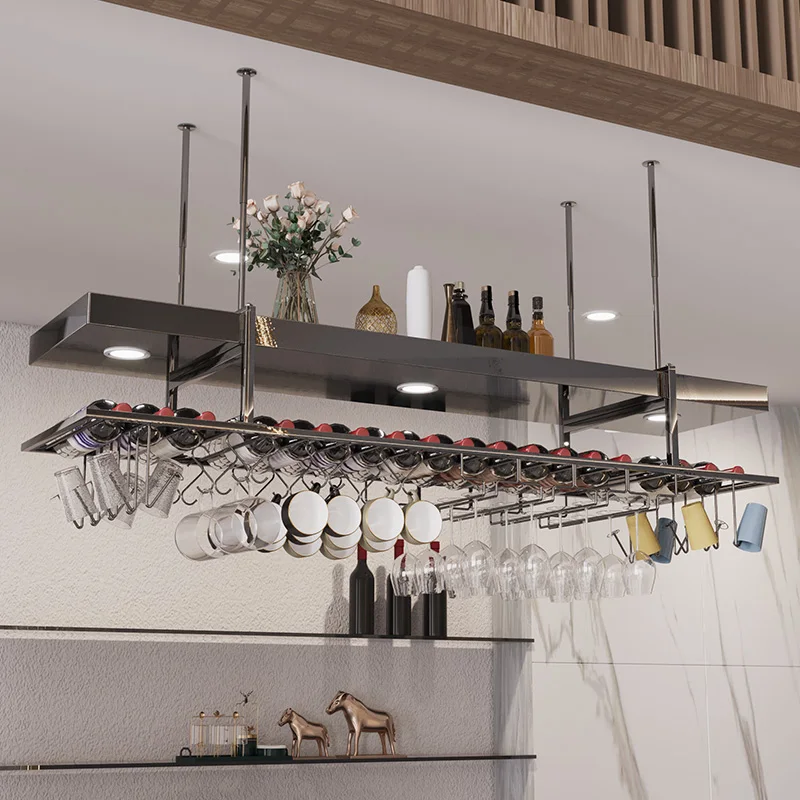 Houses Iron Bar Cabinet Storage Design Corner Kitchen Industrial Modern Display Home Wine Rack Art Gabinet Nordic Furniture
