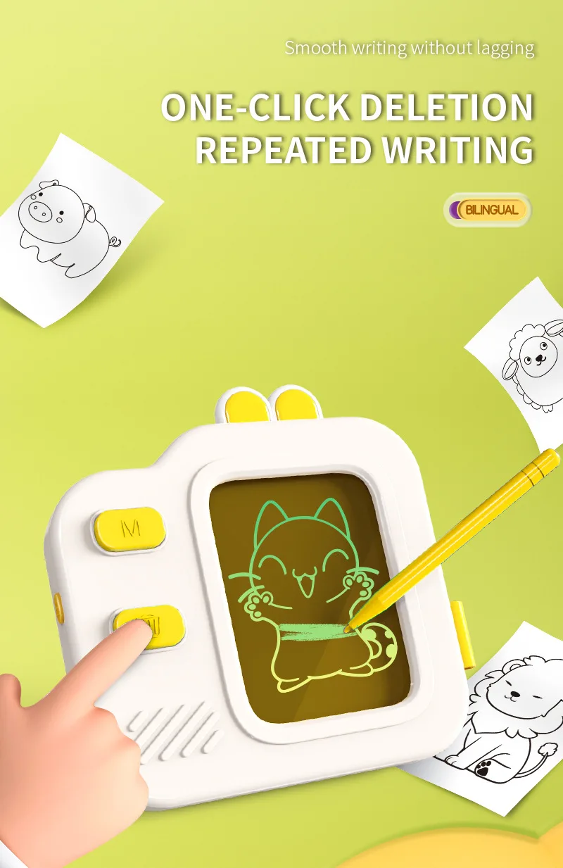 New drawing board card early education machine, children's painting card learning machine, English listening and reading