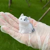 Handmade Silicone Cute Cat Kitten Super Soft Taba Squishy mochi stress relief squishy fidget toy Mini cat ornament 5