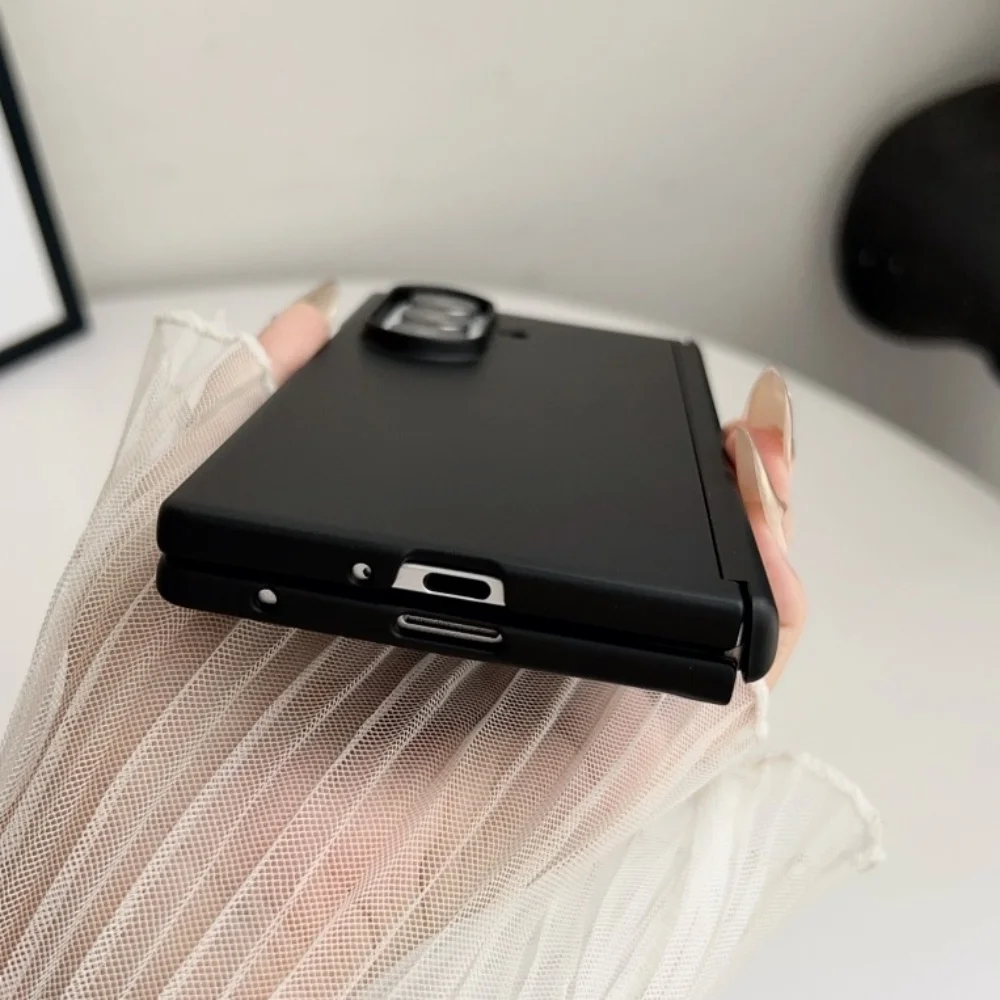 Matte Slim Shockproof Hinge Phone Case with Durable Connection Cover