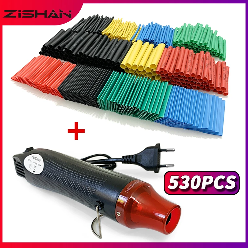 127530pcs Heat Shrink Tube 21 Shrinkable Wire Shrinking Wrap Tubing Wire Connect Cover