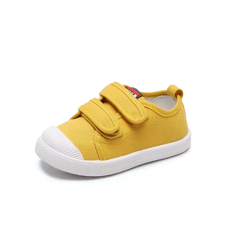 

2023 New Kids Shoes Girls Boys Sneakers Canvas Toddler Breathable Shoes Spring Running Sport Baby Soft Casule Sneaker for 1-6Y