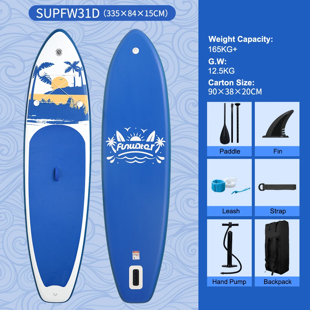 FUNWATER NEW SUP 335*83*15cm nadmuchiwana deska surfingowa