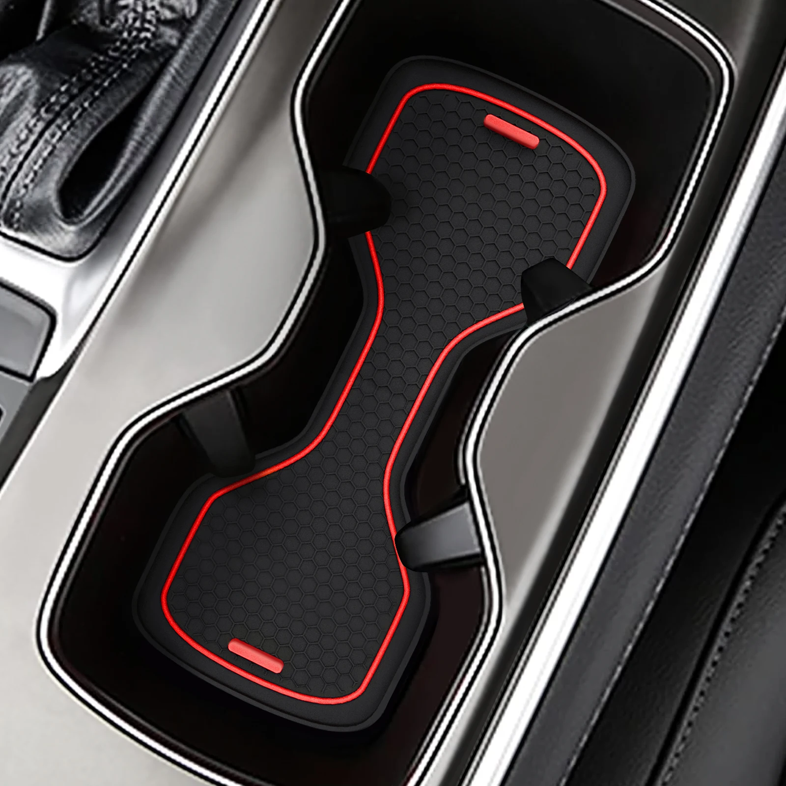 Für Honda Accord Zehnte Generation 2017-2022 Auto Tasse Halter Anti Slip Einsatz Untersetzer Pads Innen Zubehör Langlebig untersetzer – Detail 1