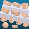 Montessori Mystery Bag Wood Sensory Toys Objects Geometric Shapes Natural Wood Color Solid Wood 3 Years Old 2