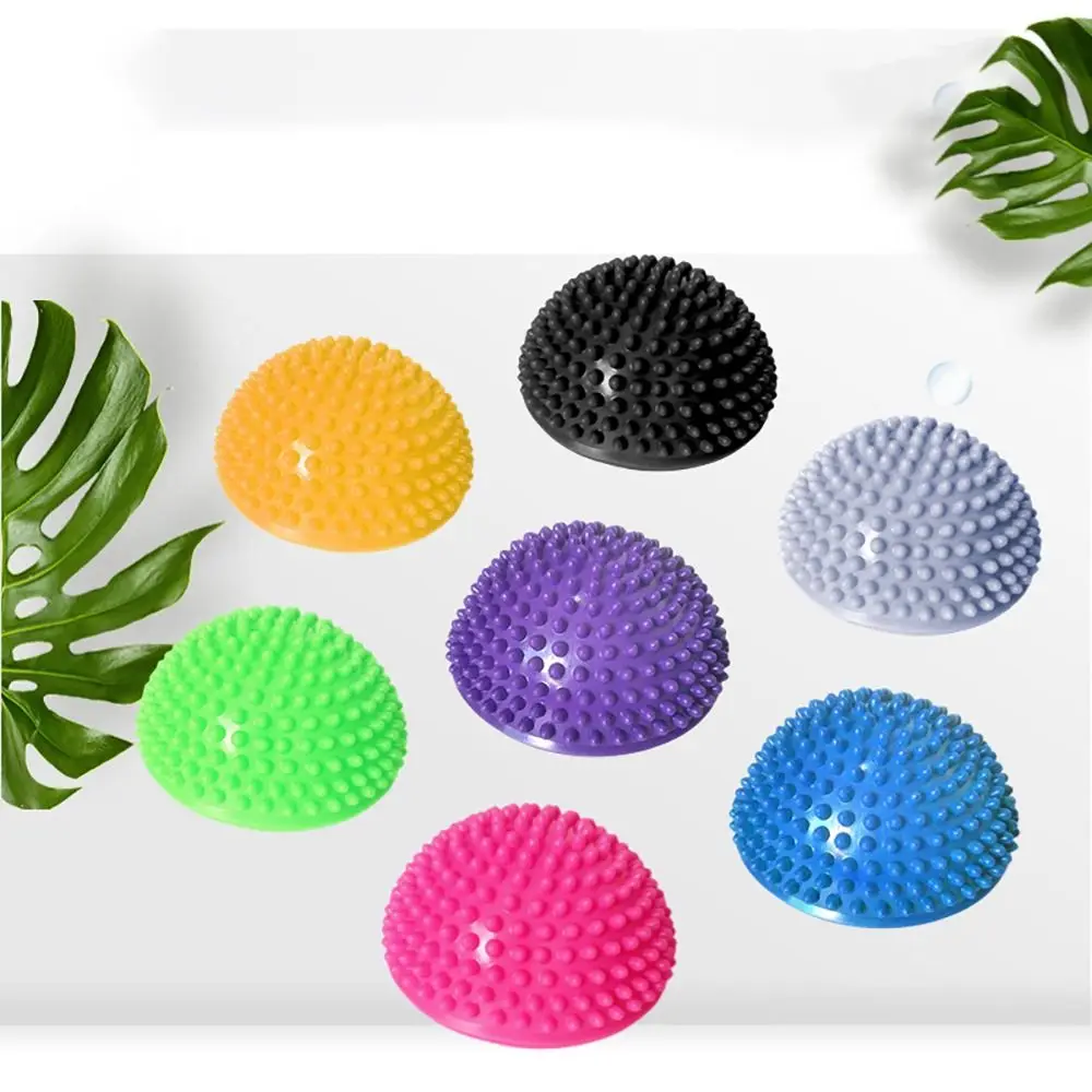 

Inflatable Balance Trainer Stabilizer GYM Massage Pad Durian Ball Yoga Ball Half Fit Ball Tactile Ball