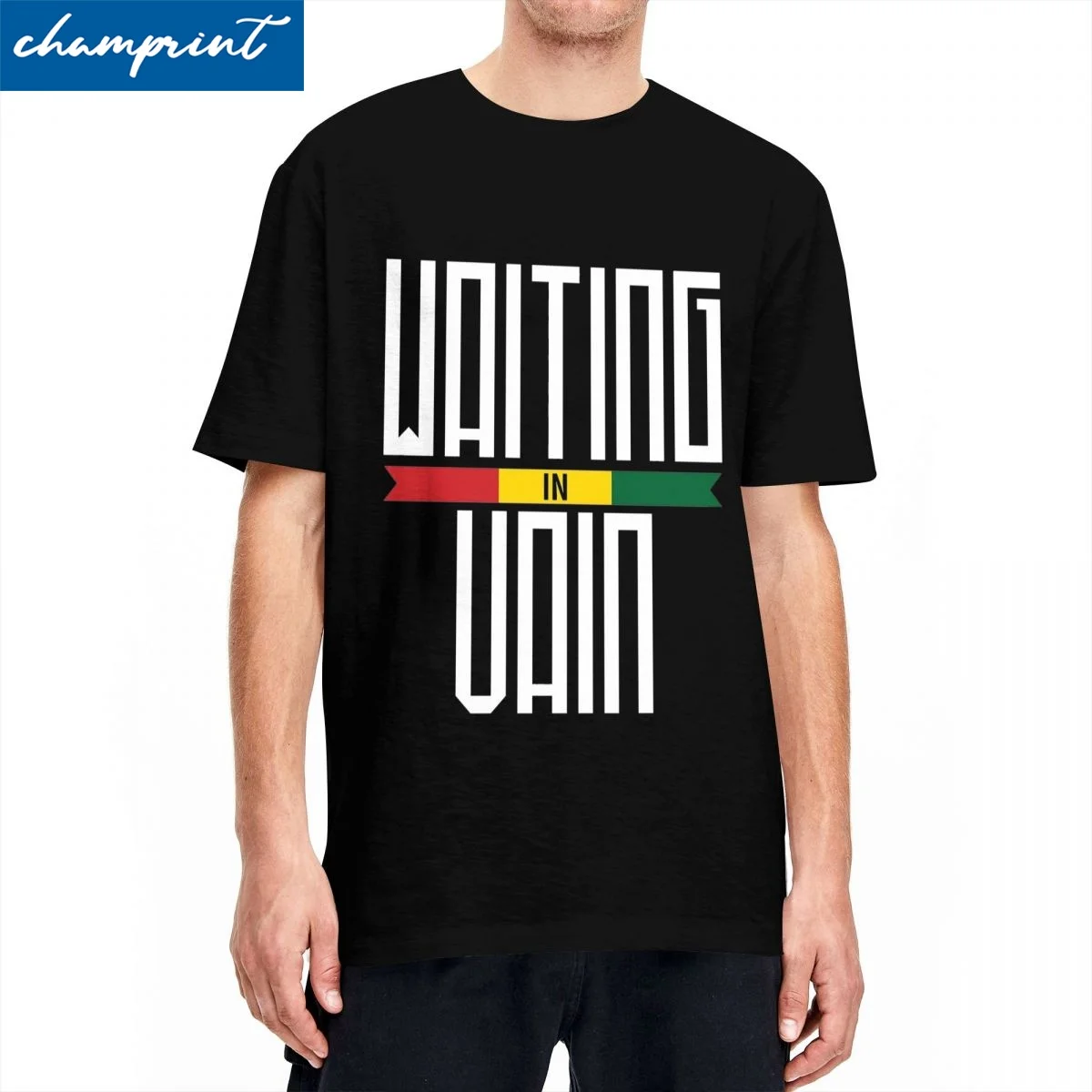 Waiting In Vane Bob Marley T-Shirt Per Uomo Donna Ajax Novità Cotton Tees Girocollo Manica Corta T-Shirt Idea Regalo Abbigliamento