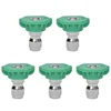 Pressure Washer Sprayer Nozzle Tip 1/4" Quick Connect,Green 25 Degree Nozzle Pressure Washer Accessories 4000 Psi 5 Pack 1