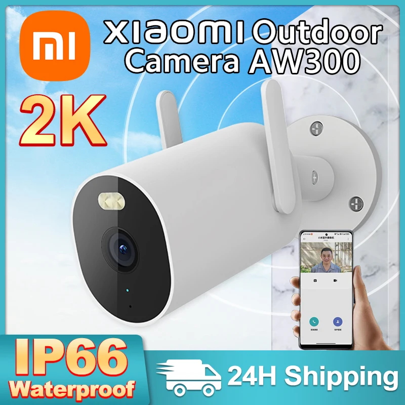 Xiaomi Smart Outdoor Camera AW300 IP66 2K 256GB FullColor Night Vision