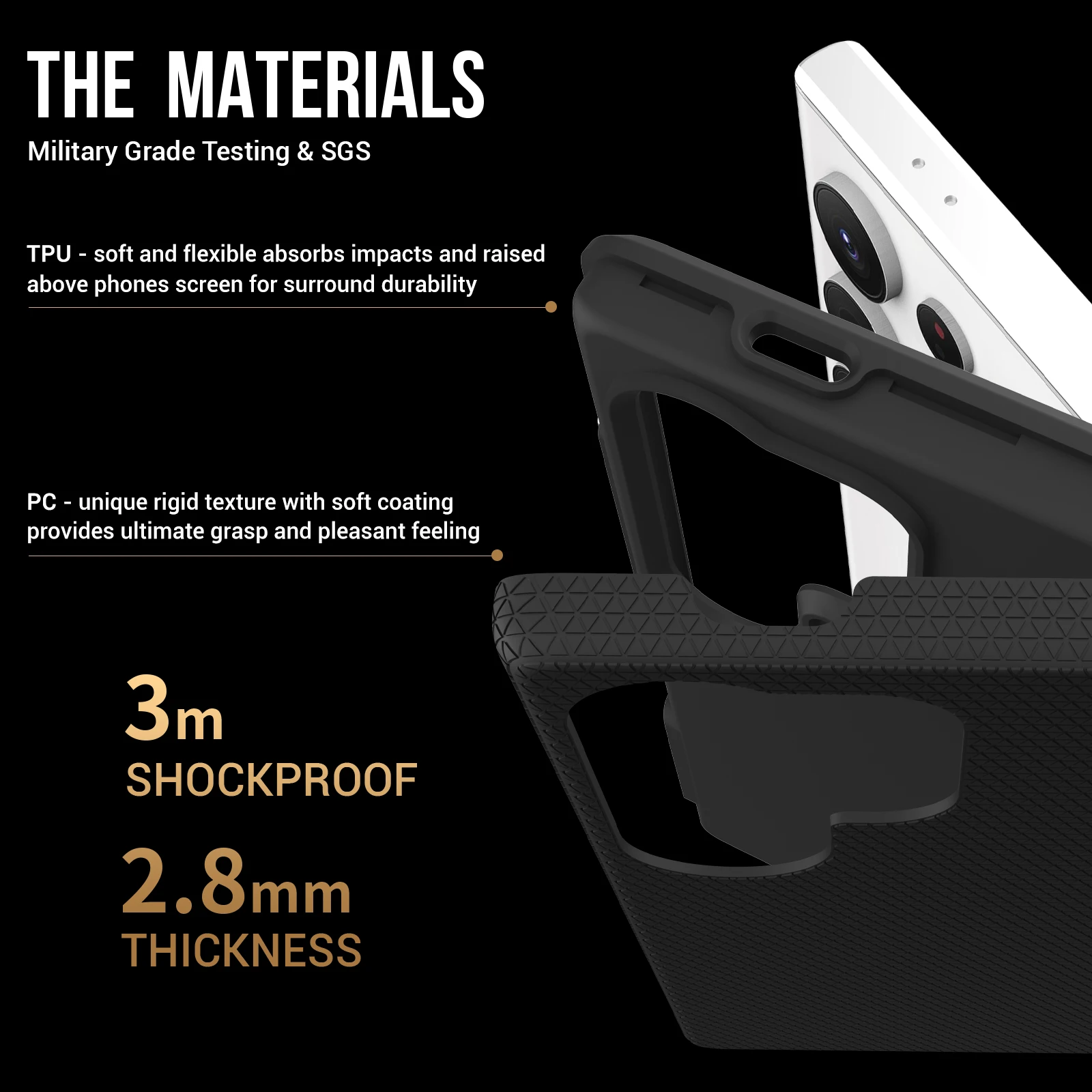 Rugged Military-Grade Shockproof Phone Case Cover