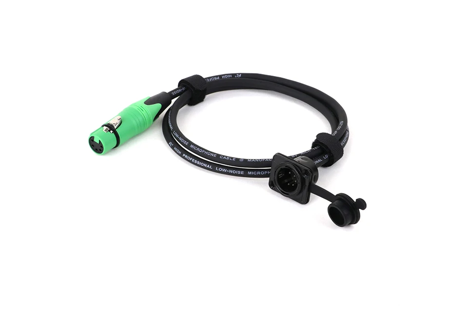 0,3–15 m D-Typ 5-poliger XLR-Stecker für Panelmontage auf Buchse, Durchgangsanschluss, XLR-Kabel – kein Lötmittel für Pro-Audio-Installationen – Detail 6