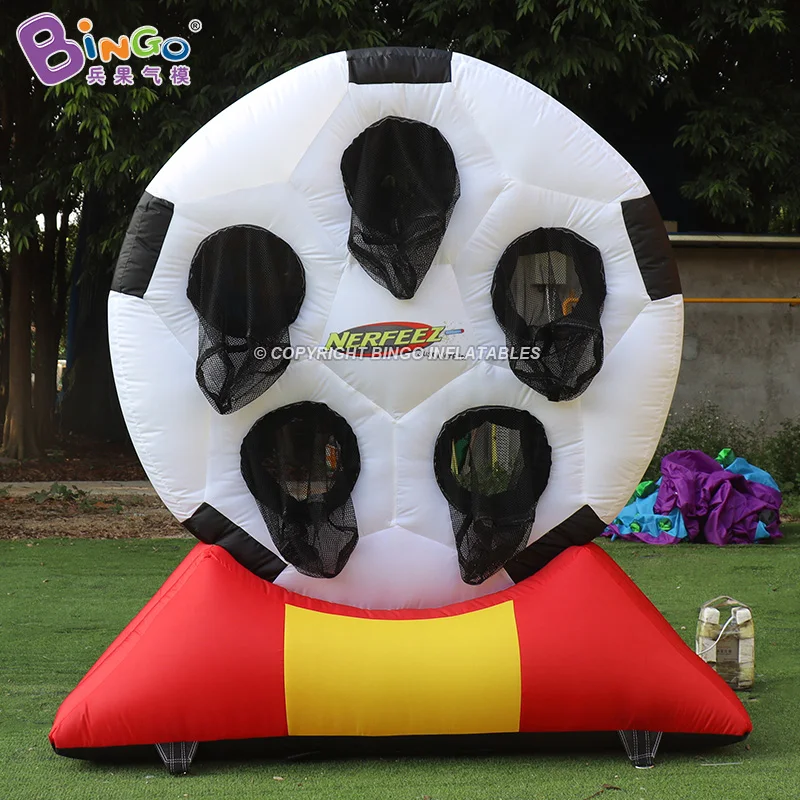 Personalized 2m/6.5ft High Inflatable Soccer Dart Board Balloon Toys For Football Shooting Sports Game 2