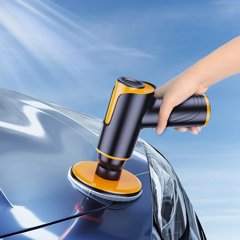 AT19-100W Car Wax Polisher Polishing Machine Mini Wireless Portable ing Machine USB Rechargeable Polisher