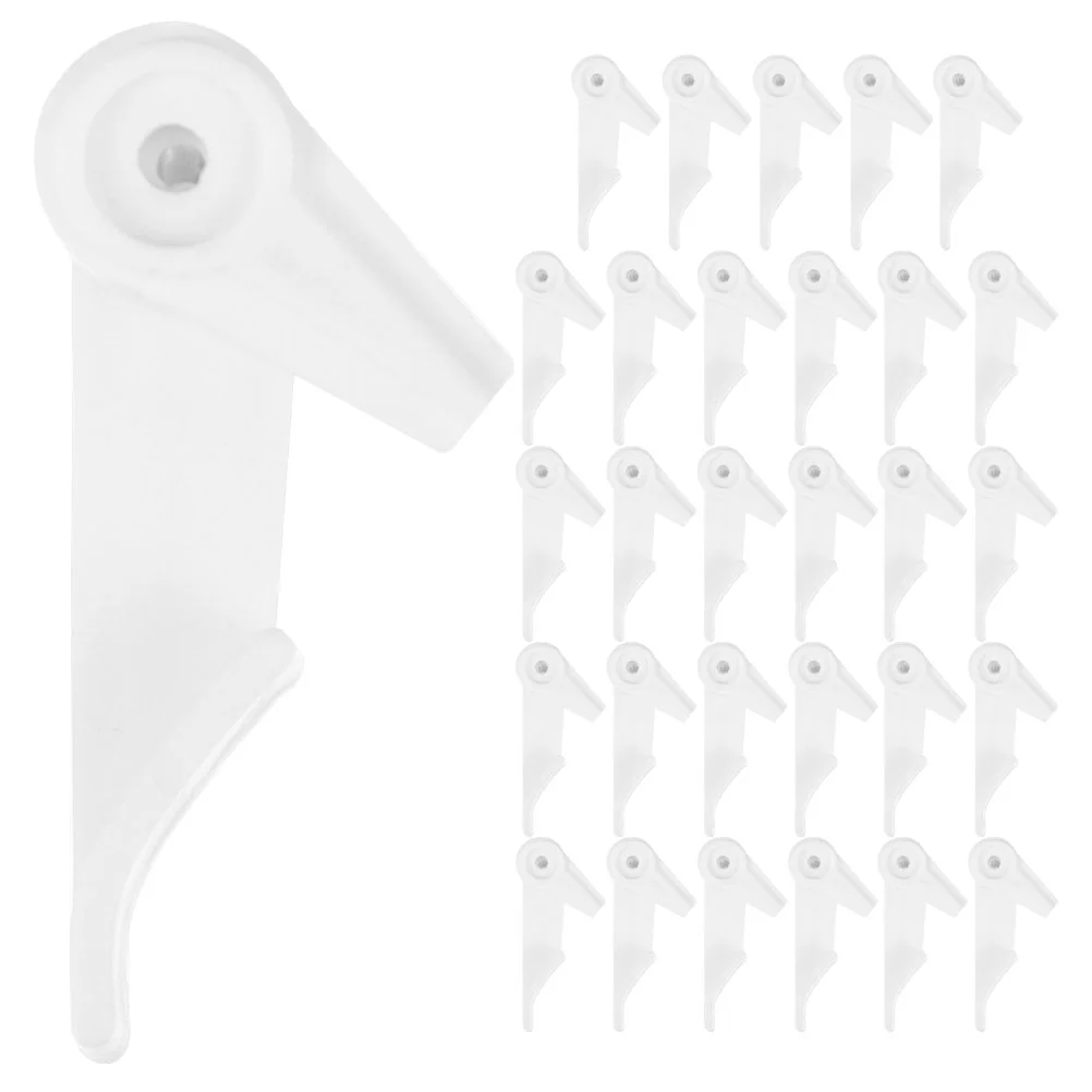 

30 Pcs Lamp Shade Buckle Ceiling Parts LED Clamp Light Clasp Thickened Fixed Buckles for