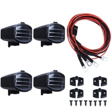 

1Set LED Spotlight Roof Light Lampshade For 1/10 Rc Crawler Car