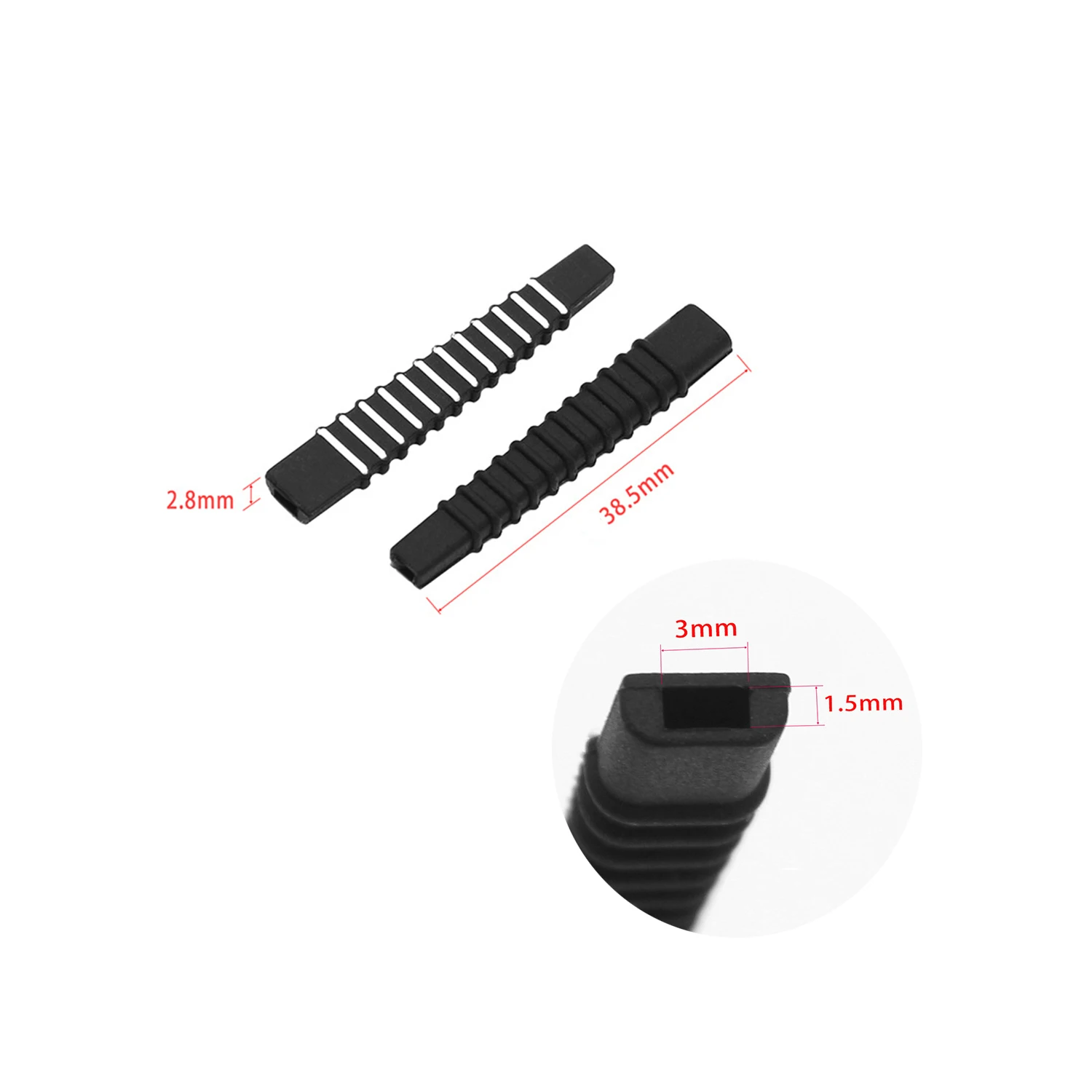 5 Paia Punte Per Occhiali In Silicone | Ganci Auricolari Antiscivolo 70mm | Compatibili Air Spirit - Foto 12