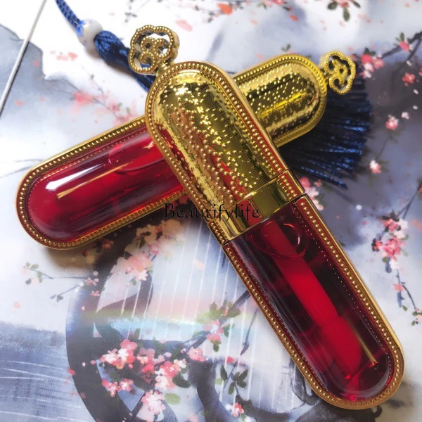 

Ancient Ancient Square Liquid Lipstick Lip Stain Rouge Lotion Blush Rose Grinding