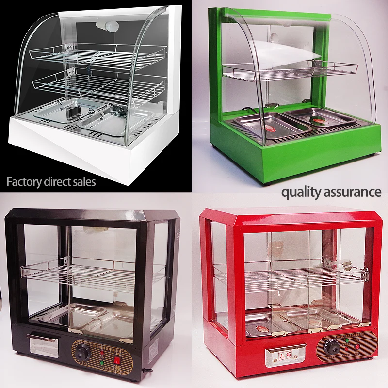 Commercial Food Warming Display Cabinets Food Warmer Machine Snack Electric Hot Display
