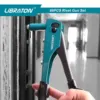 LIBRATON Rivet Gun Rivet Gun Kit Pop Rivet Gun 80PCS Metal Rivets 4 Drill Bits Heavy Duty Hand Riveter Rivet Gun Tool for Metal 5