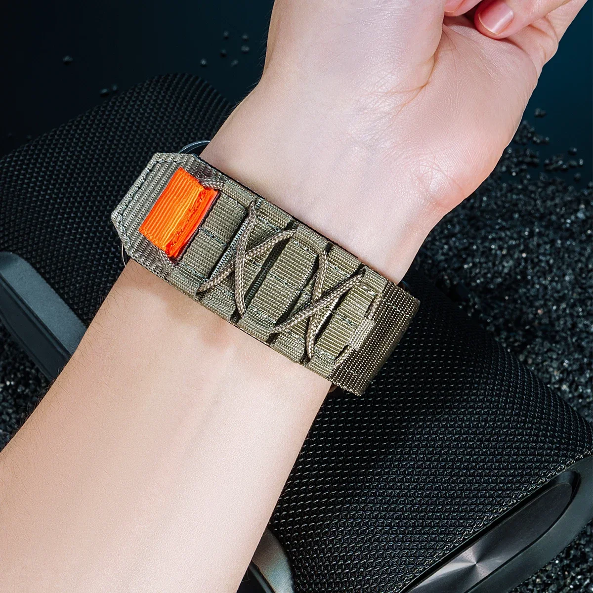 Enhanced Tactical Nylon Strap with TPU Anti-Drop Case