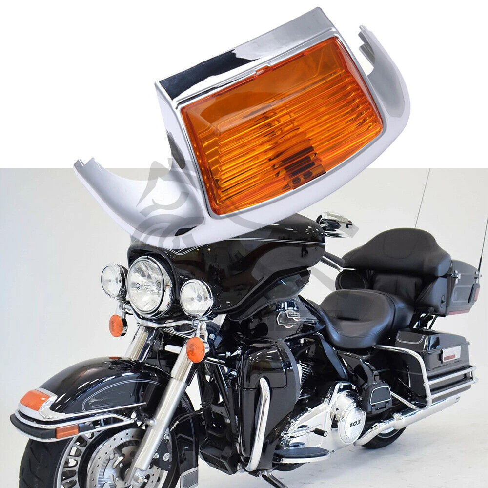 elev ilt efterligne Motorcycle Front Rear Fender Tip LED Light For Harley Electra Glide Ultra  Classic FLHTC FLHR Driving Brake Light Accessories| | - AliExpress