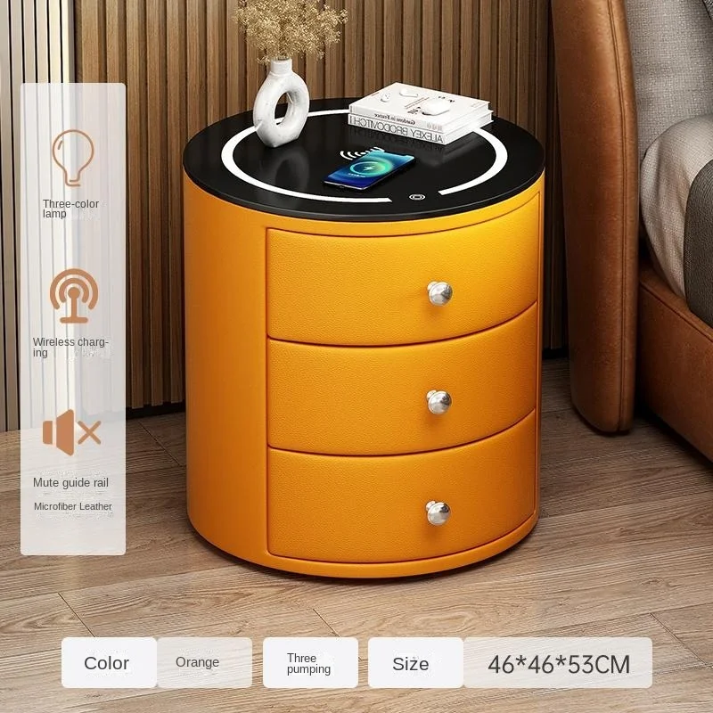 SmartBedsideTablebedroomsimplemodernstoragelockercreativelight