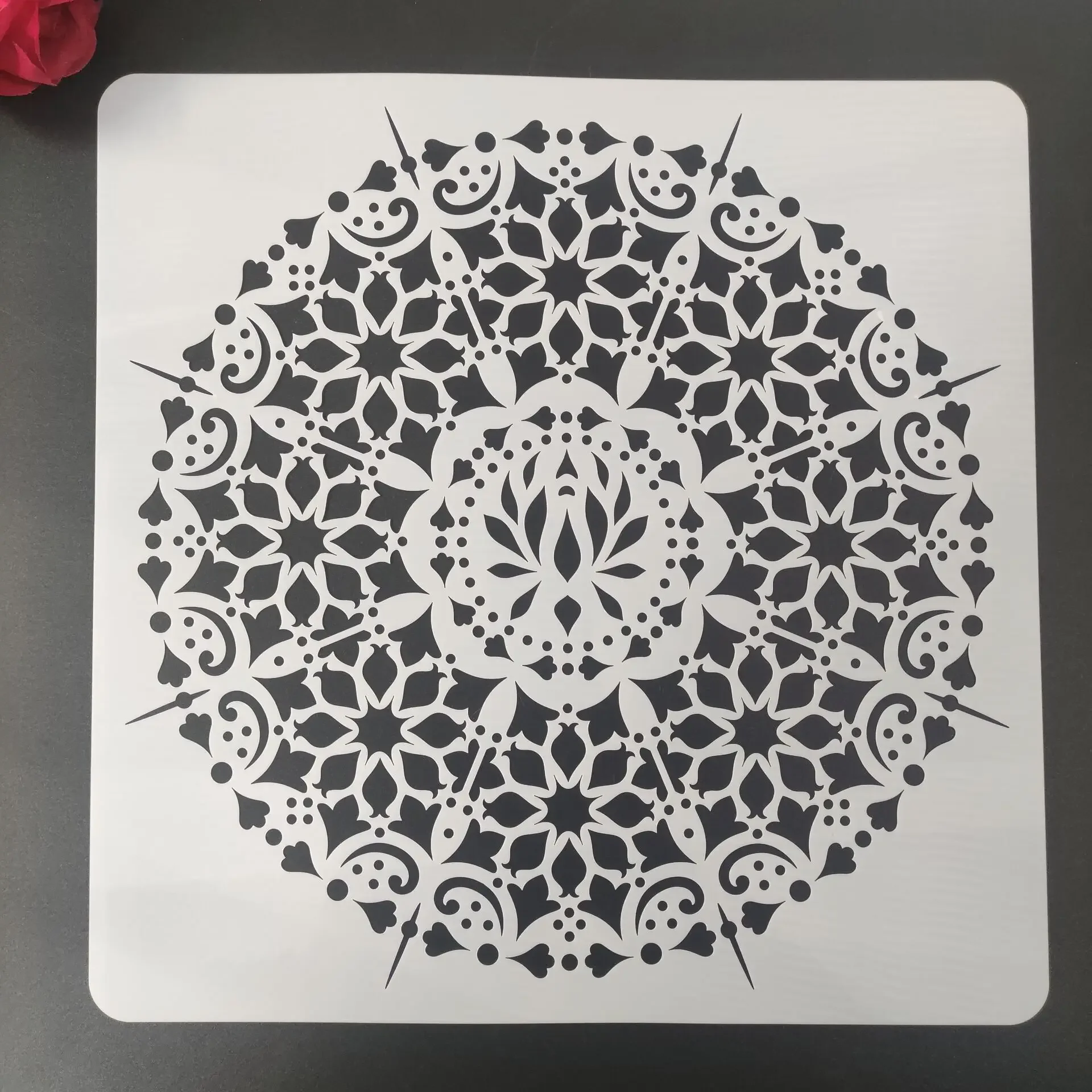 

50 * 50cm Mandala Geometry DIY Layering Stencils Wall Painting Scrapbook Coloring Embossing Album Decorative Template for walls