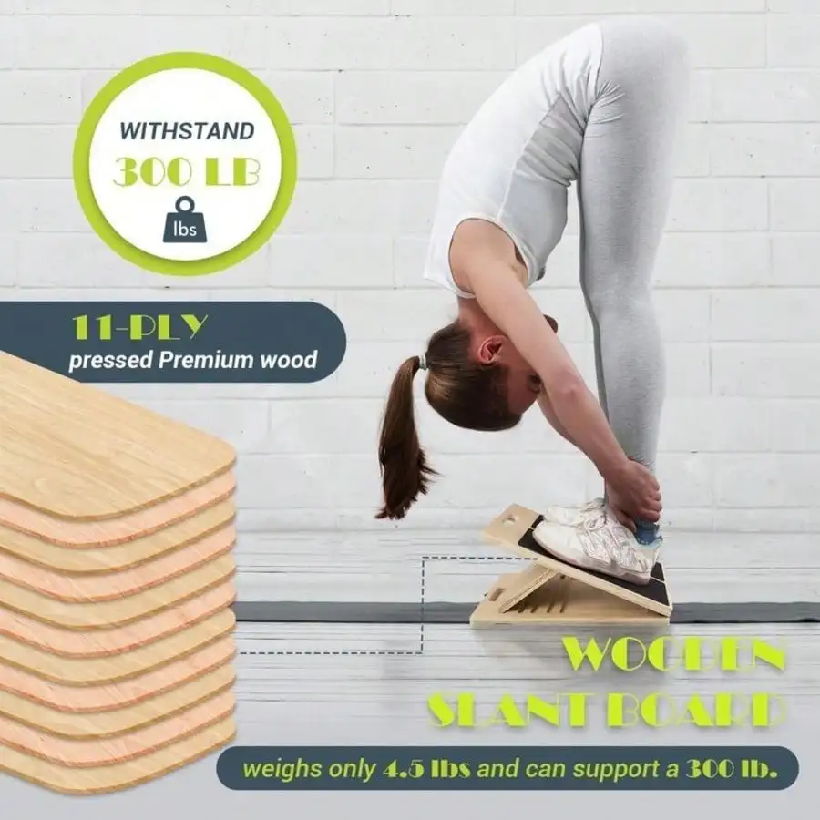 Adjustable Wooden Slant Board 6
