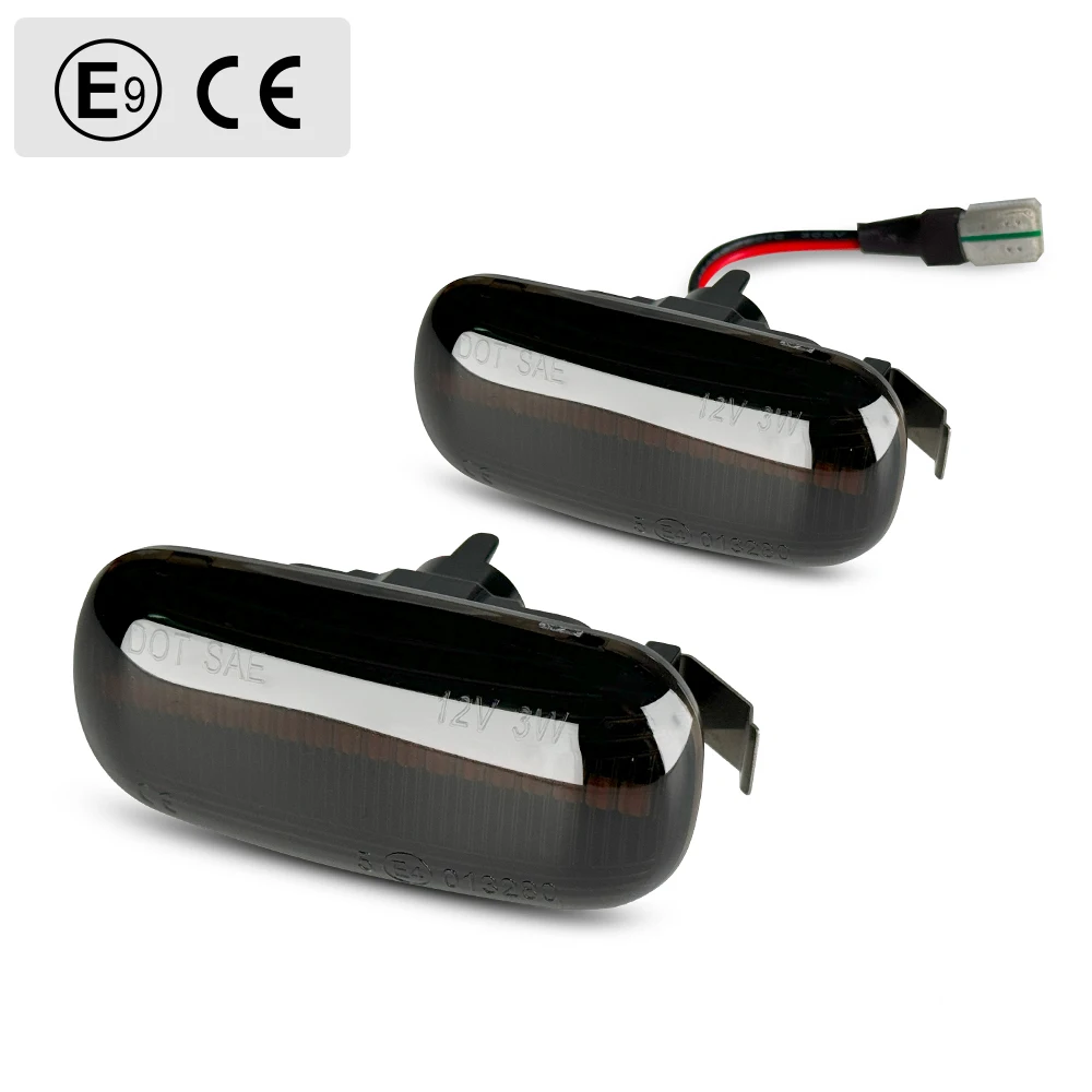2Pcs Led Indicatore Laterale Dinamico Indicatore Di Direzione Luce Lampeggiante Sequenziale Per Audi A3 S3 8P A3 S3 8P Tt 8N