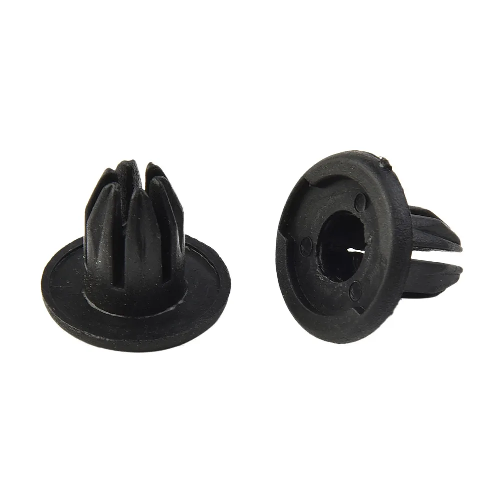 

Interior Rivet Assortment Clip Fastener Accessories Bumper Plastic Black 50x 10mm Moulding Car Universal Nylon