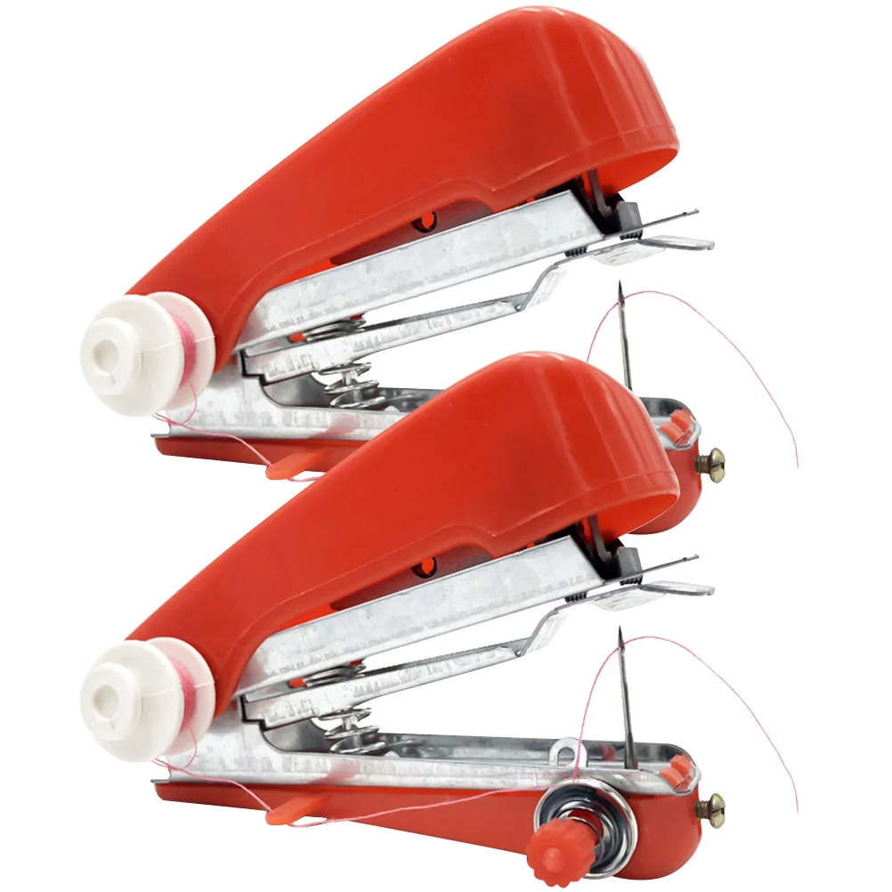 

2pcs Portable Crafting Mending Machine Small Sewing Machine Sewing Supplies