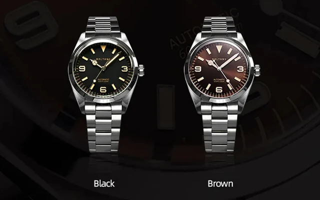 Baltany エクスプローラー オマージュ スイスSellita SW200 Baltany Explorer Tribute S4035 Stainless Steel Bracelet