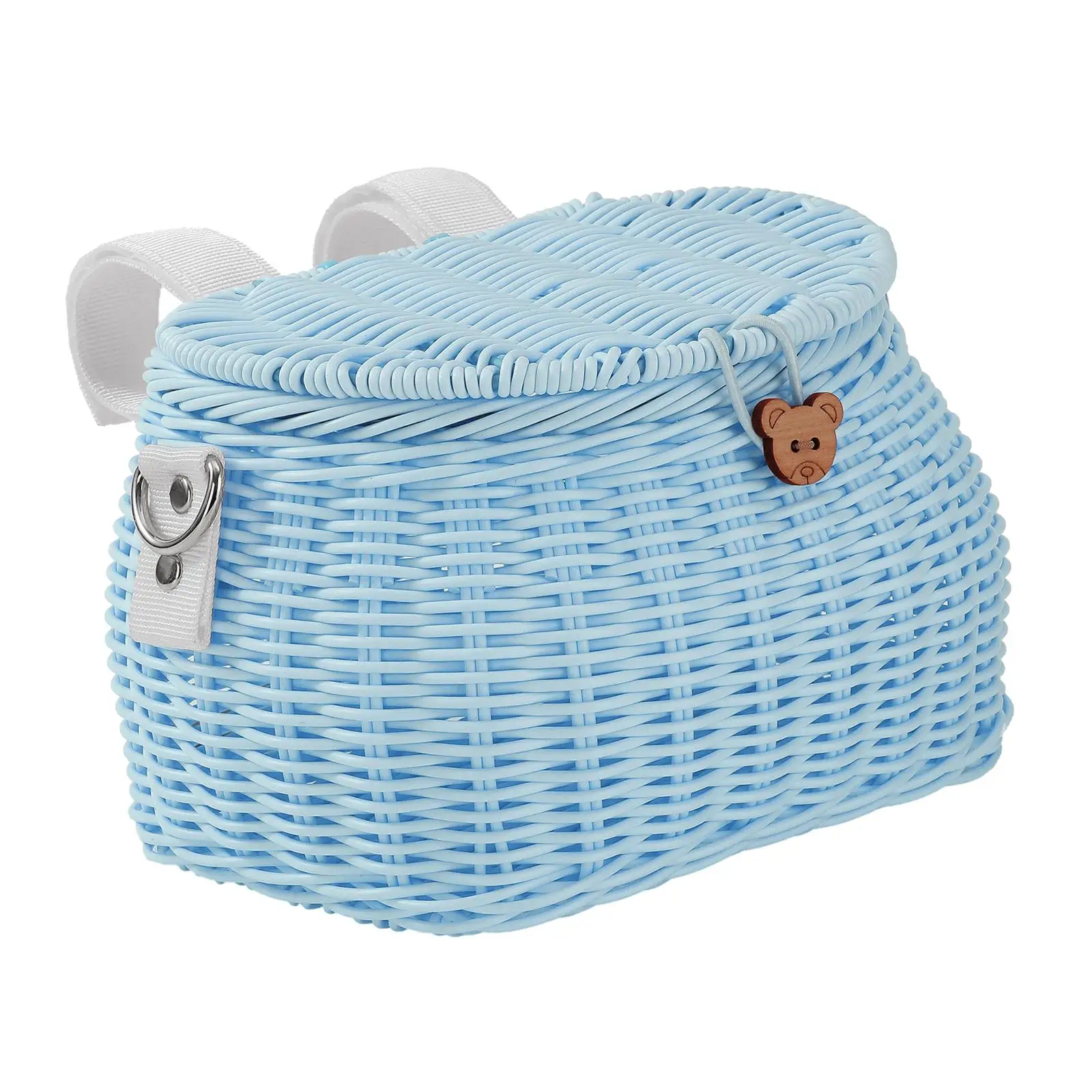 ZUKKA Panier De Vélo Tissé Pour Vélos Adultes/enfants Avec Sangles En