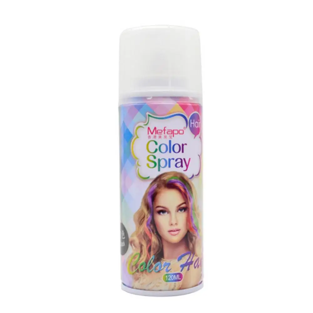Description Picture 3 of item1/2PCS 120ml Disposable Hair Color Spray Color Hair Dyeing Cover White Hair Natural Effect Not Damage Hair Care Styling Products