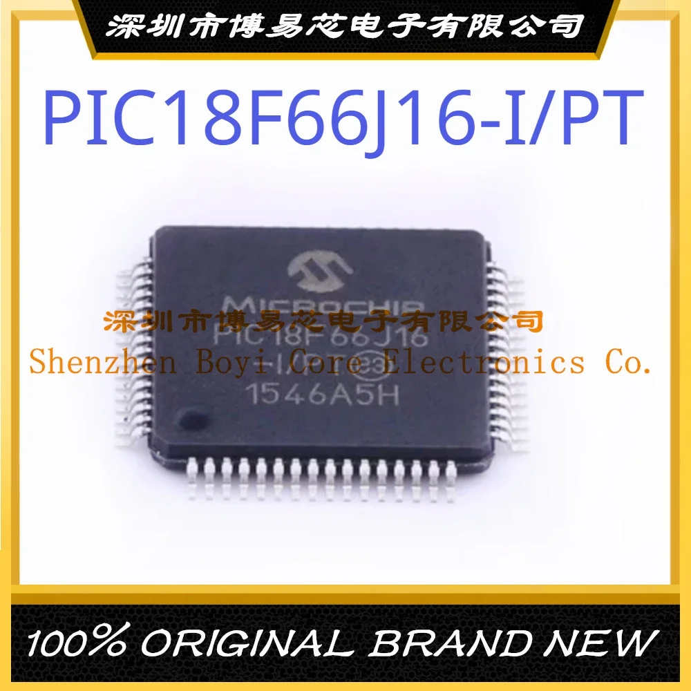 1 PCS/LOTE PIC18F66J16-I/PT Package TQFP-64 New Original Genuine Microcontroller IC Chip (MCU/MPU/SOC) 1 pcs lote atxmega128a1u au package tqfp 100 new original genuine microcontroller ic chip mcu mpu soc