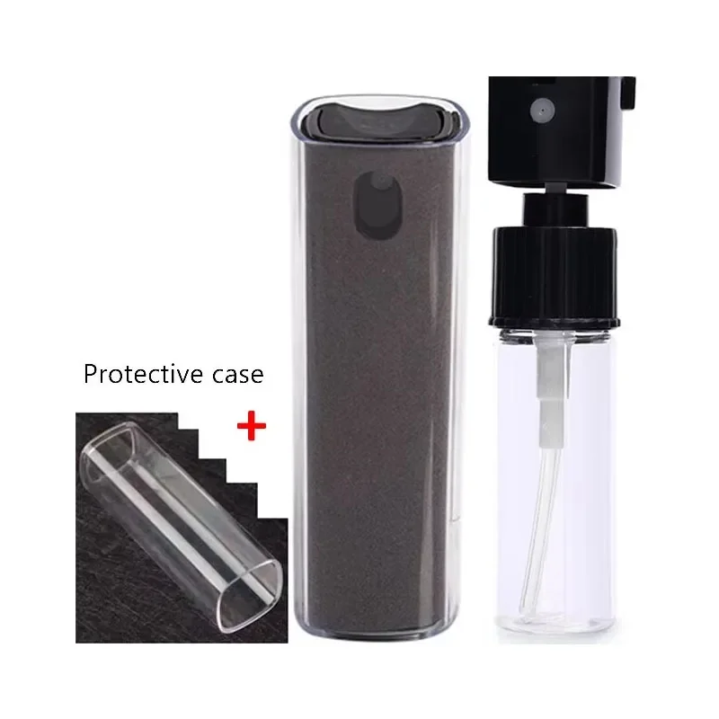 Enhanced 2-in-1 Microfiber Screen Cleaner Spray Set with Cloth for Electronics and Glasses