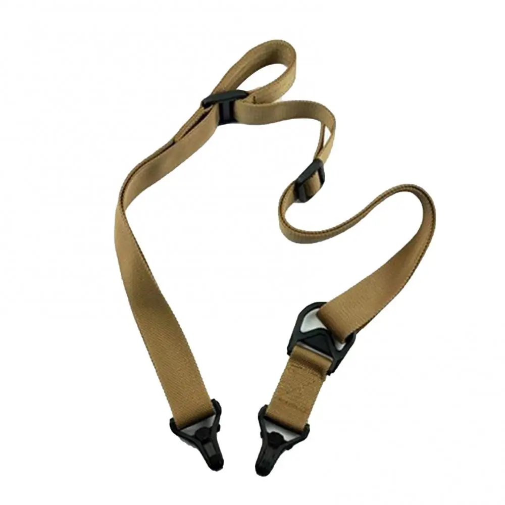 Gun Sling Nylon Outdoor Sports 2 Point Rifle Sling Clasp 100Kg Max Load Belt Strap War Paintball Hunting Military Strap Gun Sling